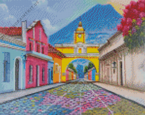 Santa Catalina Arch Guatemala Diamond Painting