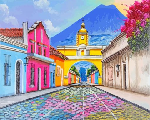 Santa Catalina Arch Guatemala Diamond Painting