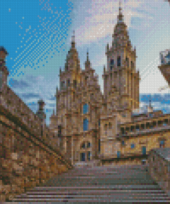 Santiago de Compostela Buildings Diamond Painting