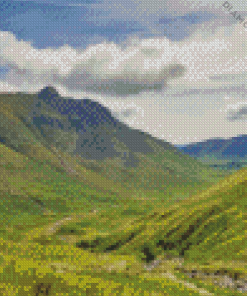 Scafell Pike Mountain in England Diamond Painting