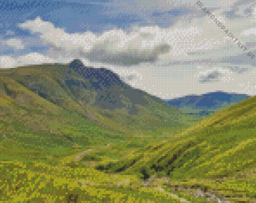 Scafell Pike Mountain in England Diamond Painting