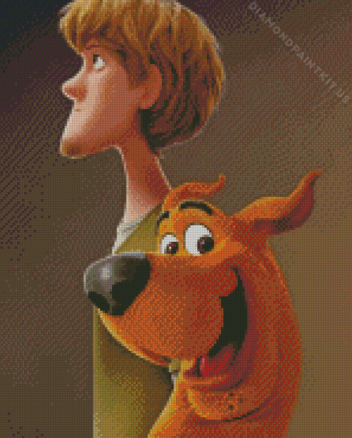 Scooby Doo and Shaggy Diamond Painting