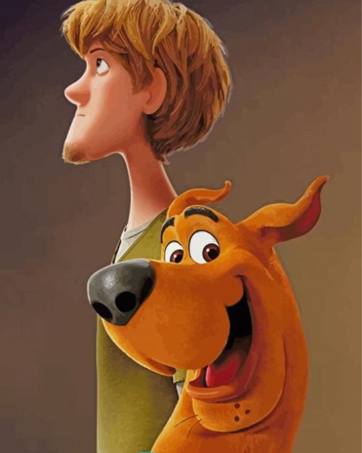 Scooby Doo and Shaggy Diamond Painting