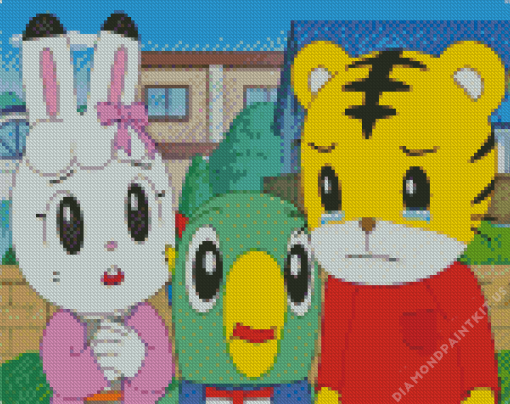 Shimajiro Characters Diamond Painting