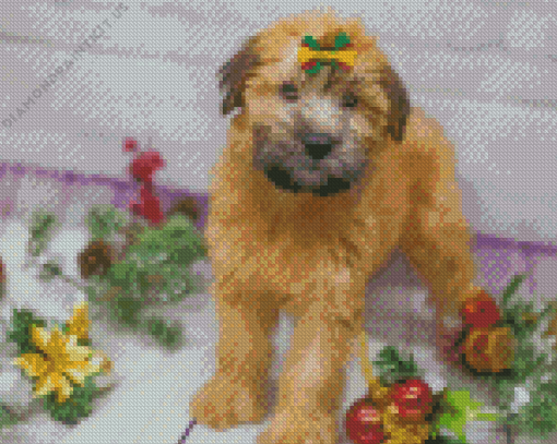 Soft Coated Wheaten Terrier Pet Diamond Painting