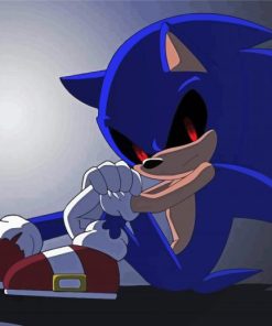 Sonic Red Eyes Diamond Painting