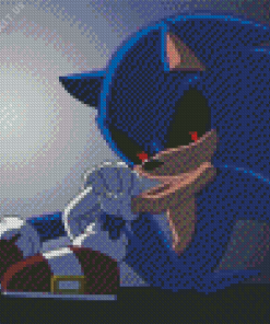 Sonic Red Eyes Diamond Painting