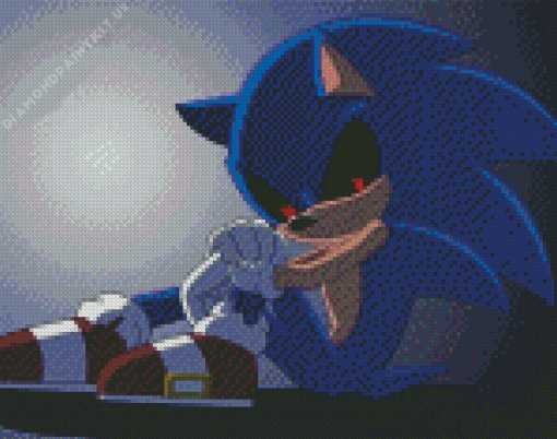 Sonic Red Eyes Diamond Painting