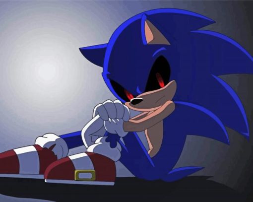 Sonic Red Eyes Diamond Painting