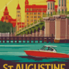 St Augustine Florida Poster Diamond Painting