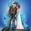 Sugar Skull Wedding Lovers Diamond Painting