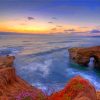 Sunset Cliffs California San Diego Diamond Painting