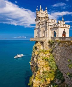 Swallow Nest Castle Diamond Painting