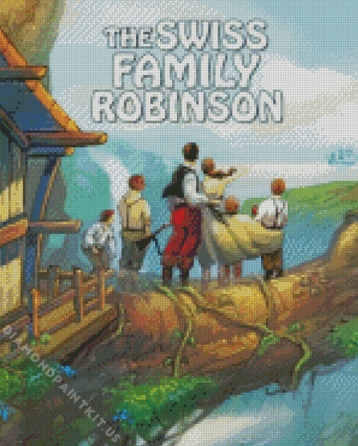 Swiss Family Robinson Poster Diamond Painting