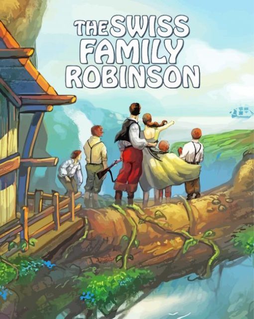 Swiss Family Robinson Poster Diamond Painting