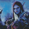 Sylvanas Windrunner Warcraft Video Game Diamond Painting