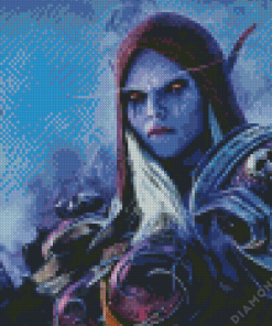 Sylvanas Windrunner Warcraft Video Game Diamond Painting