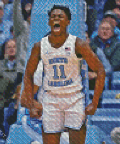 Tar Heels American Basketballer Screaming Diamond Painting