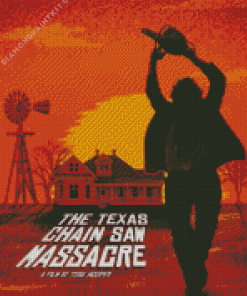 The Texas Chainsaw Massacre Poster Diamond Painting