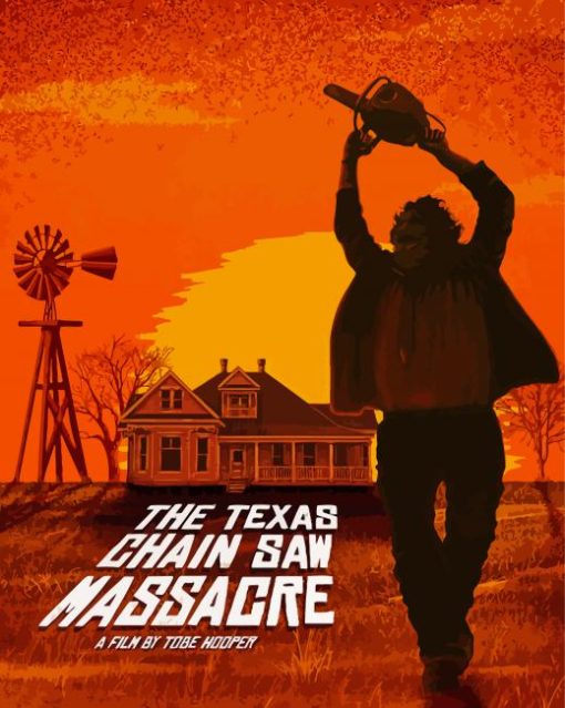 The Texas Chainsaw Massacre Poster Diamond Painting