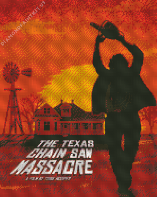 The Texas Chainsaw Massacre Poster Diamond Painting