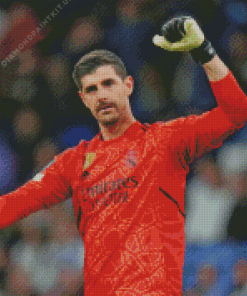 Thibaut Courtois Goalkeeper Diamond Painting