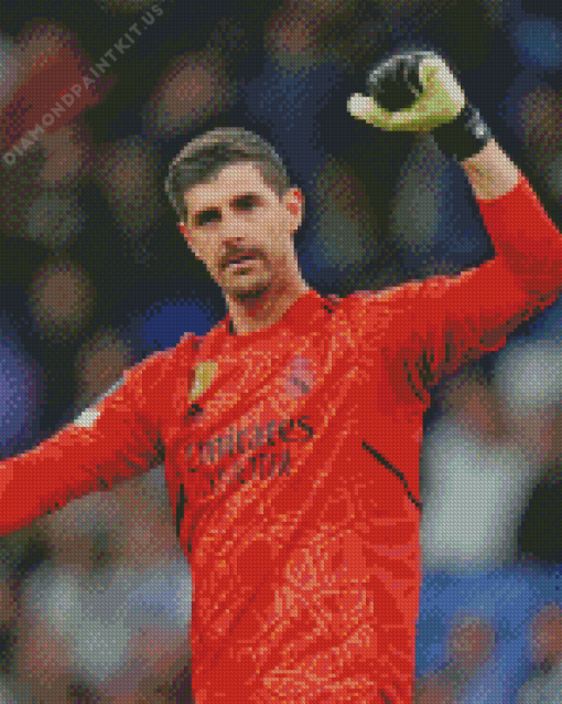 Thibaut Courtois Goalkeeper Diamond Painting