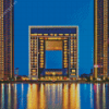 Tianjin Buildings at Night Diamond Painting