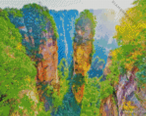 Tianzi Mountain Hunan Province Diamond Painting