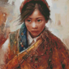 Tibet Girl Diamond Painting