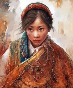 Tibet Girl Diamond Painting