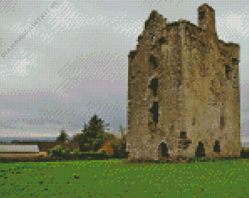 Tipperary Old Tower Building Diamond Painting