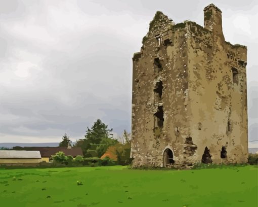 Tipperary Old Tower Building Diamond Painting