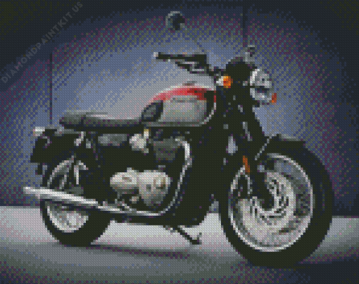 Triumph Bonneville Diamond Painting