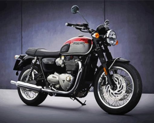 Triumph Bonneville Diamond Painting