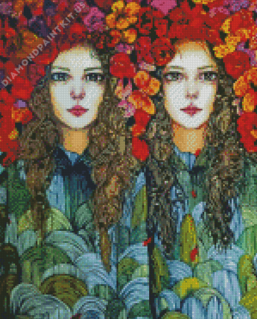 Twin Sisters Diamond Painting