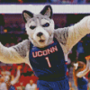 UConn Huskies Maskot Team Diamond Painting