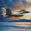 US Fighter Plane Diamond Painting