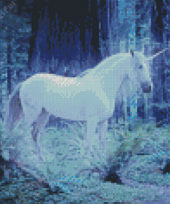 Unicorn in The Forest Diamond Painting