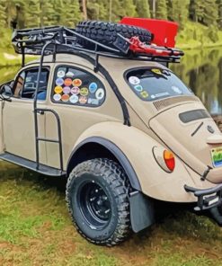 VW Bug Car Diamond Painting