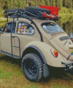 VW Bug Car Diamond Painting