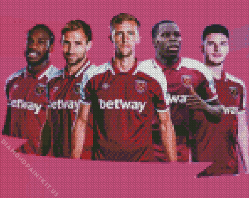 West Ham United Footballers Diamond Painting