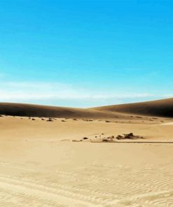 White Sand Dunes Landscape Diamond Painting