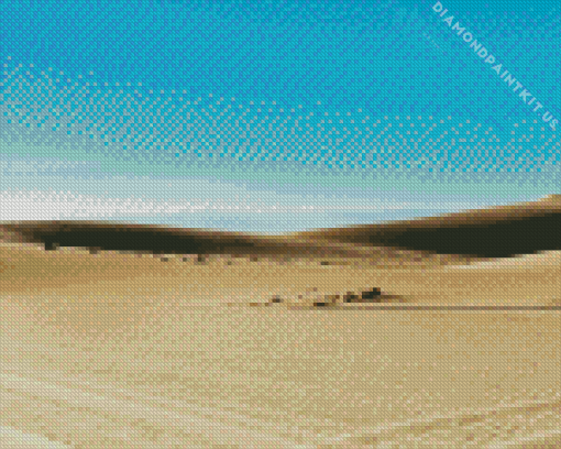 White Sand Dunes Landscape Diamond Painting