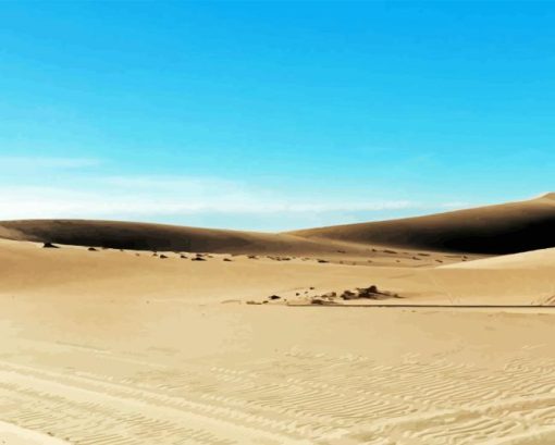 White Sand Dunes Landscape Diamond Painting