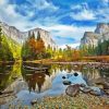 Yosemite Valley Landscape Diamond Painting