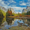 Yosemite Valley Landscape Diamond Painting