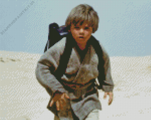 Young Anakin Character Diamond Painting