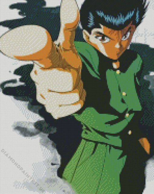 Yusuke Urameshi Anime Diamond Painting