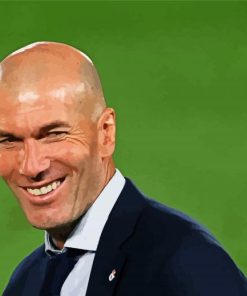 Zinedine Zidane Smiling Diamond Painting